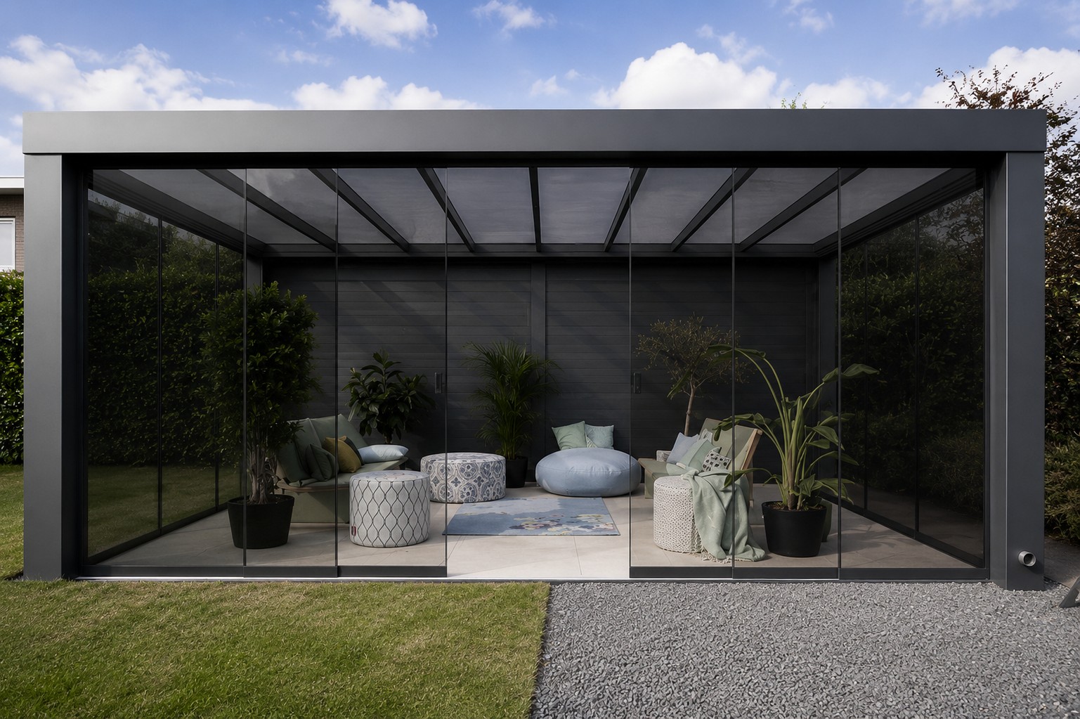 Cubo Line getint glas